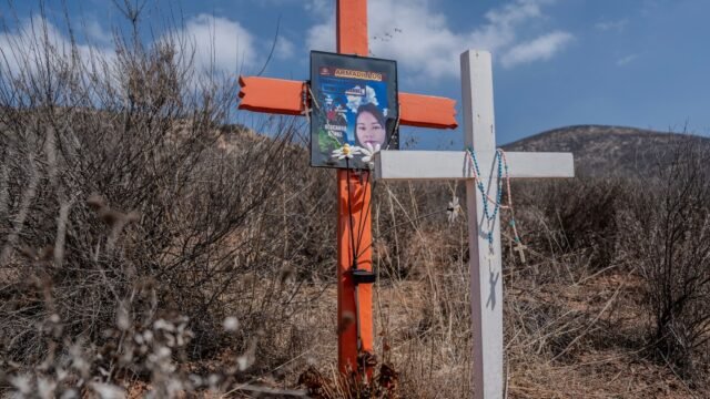 She died at the San Diego border. A surveillance camera was in plain sight